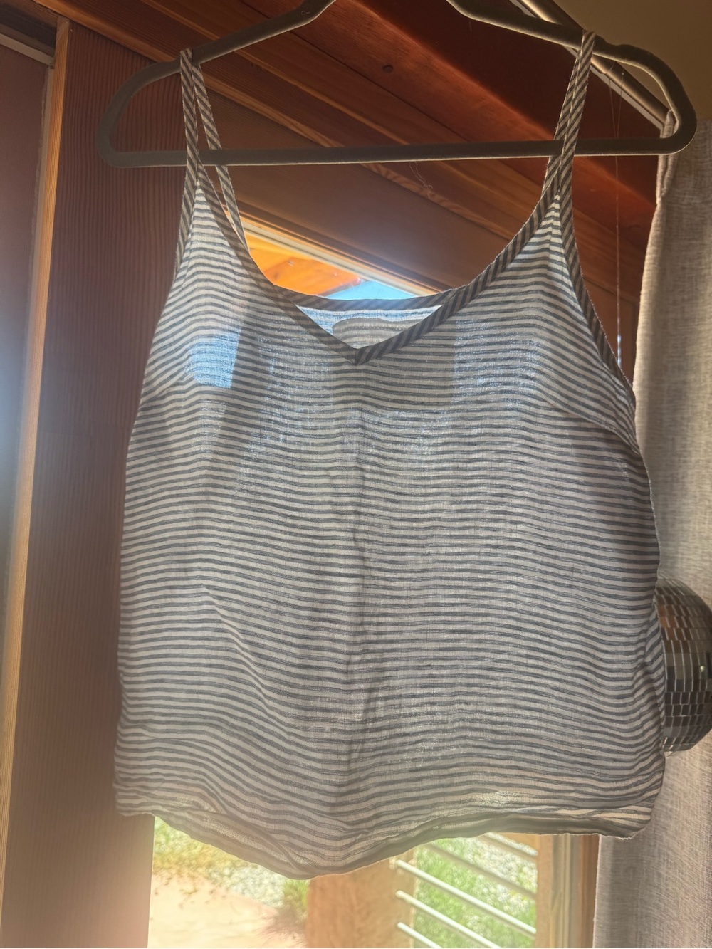 Not Perfect Linen SORRENTO cami linen top